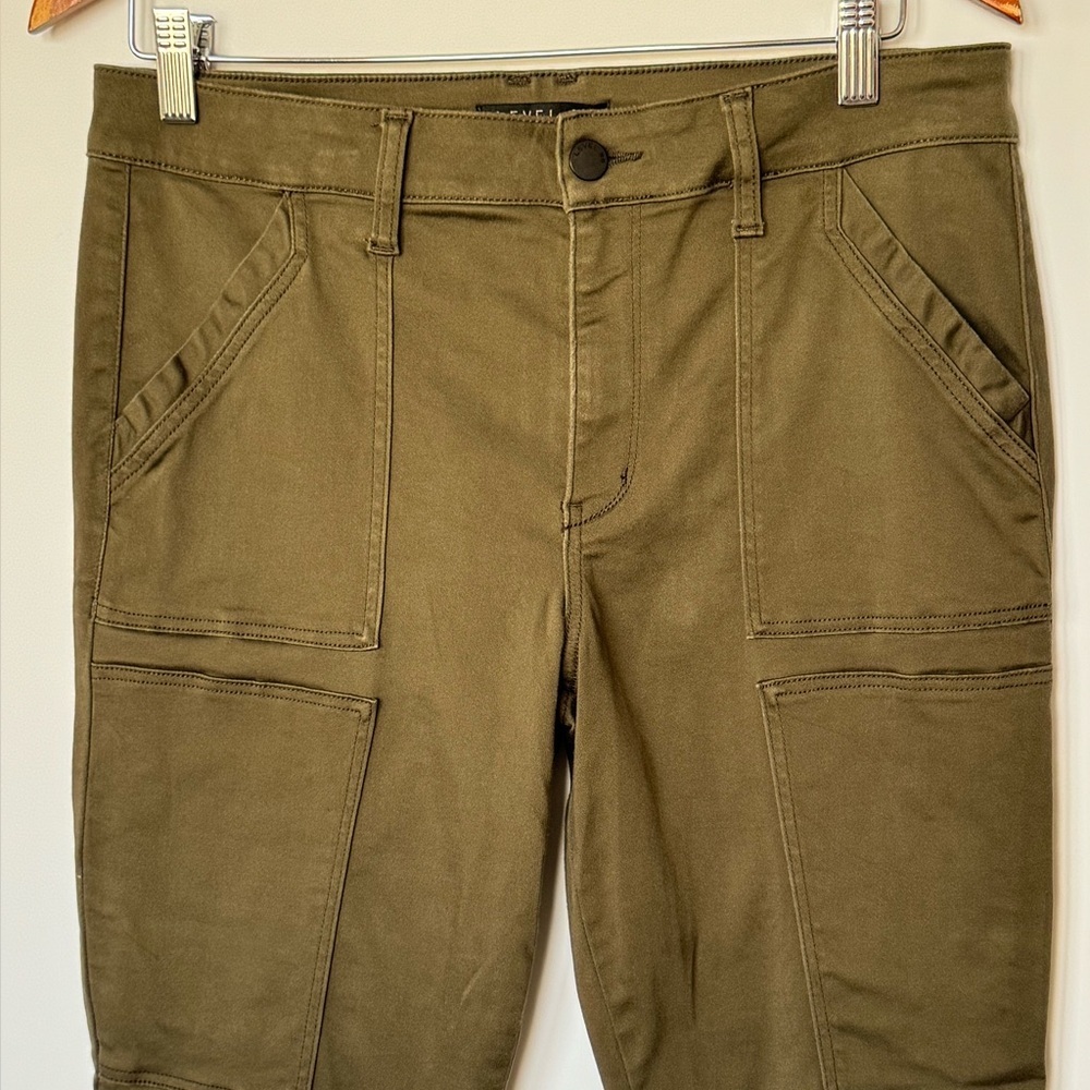 Level 99 Jolie Utility Jogger Pants in Olive Green 30 - Picture 3 of 9